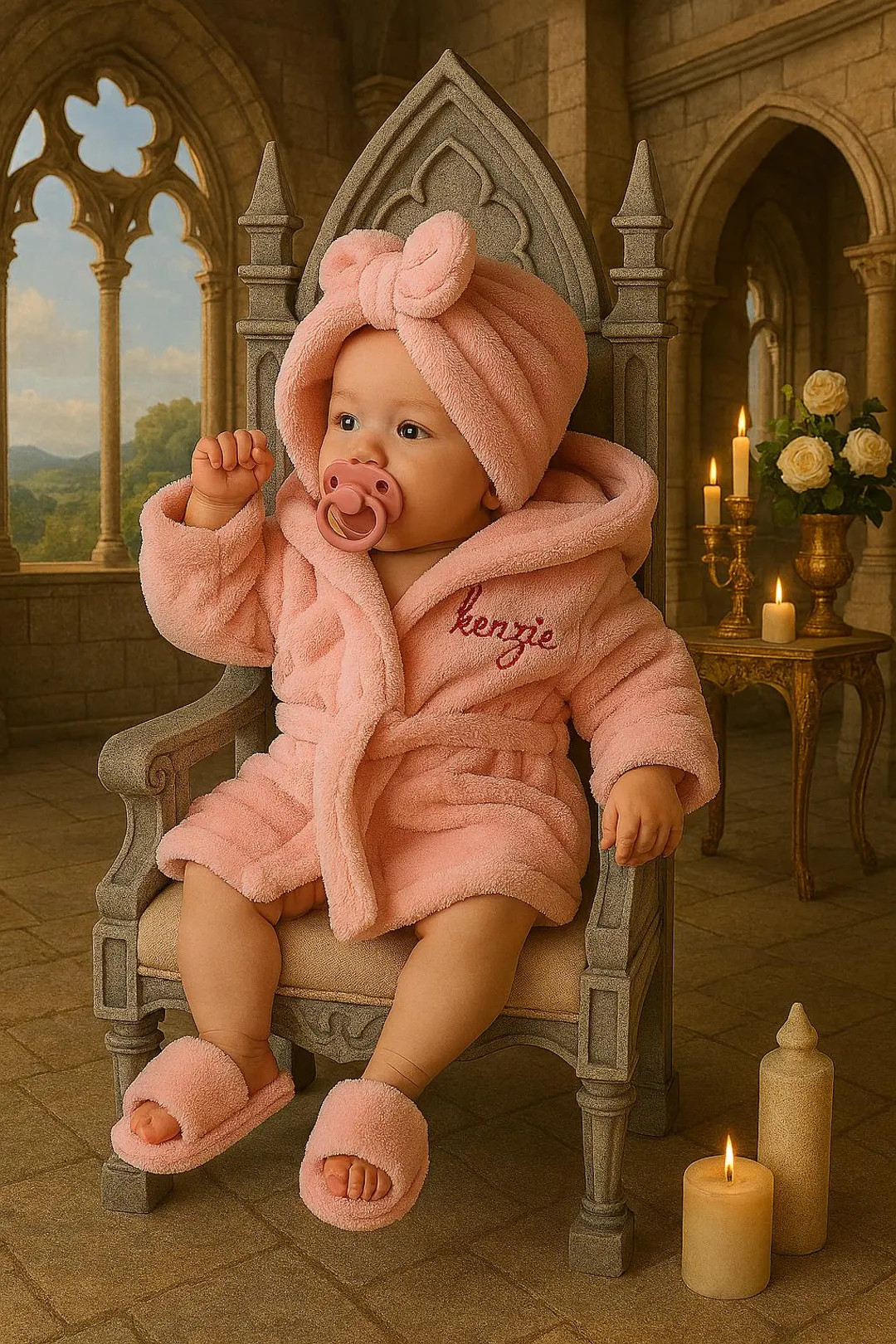 Infant Spa Set-new Baby Gift, Custom Baby Gift, Personalized Baby Robe, New Baby Girl Gift, Custo... | Etsy (US)