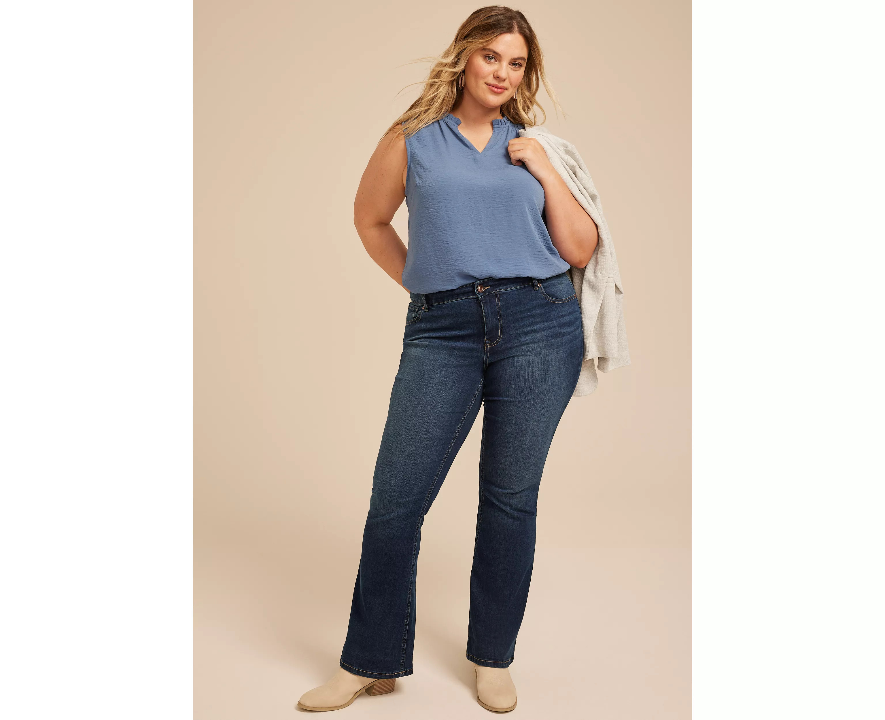 Plus Size m jeans by maurices\u2122 Classic Flare Mid Rise Jean | maurices | Maurices