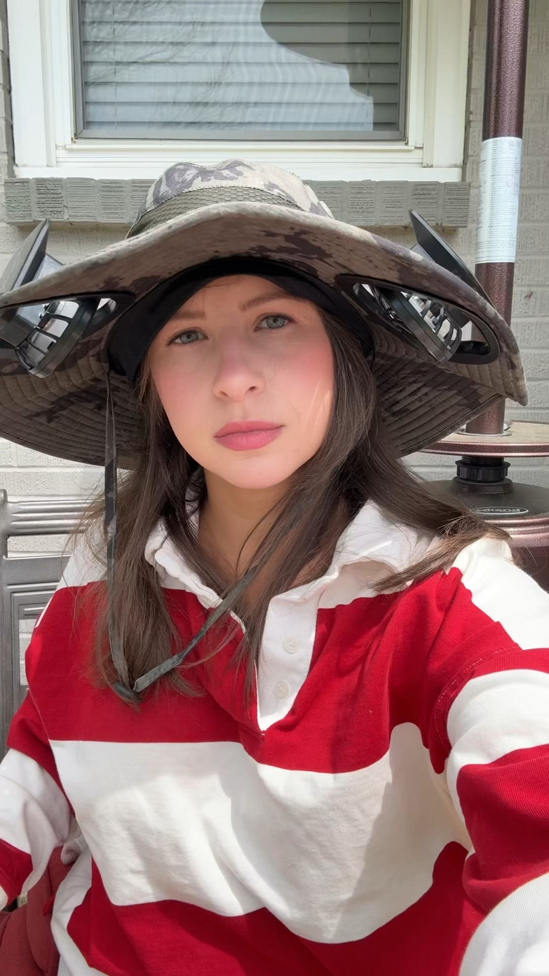 Yes you need a solar powered fan hat
