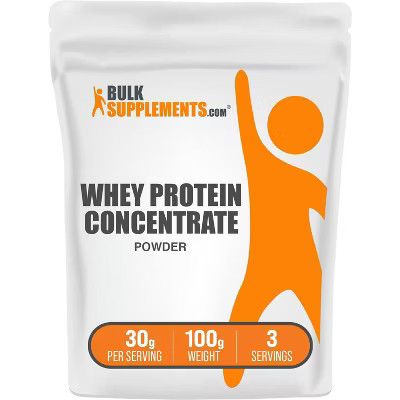 BulkSupplements Whey Protein Concentrate 80% Powder 100 grams (3.5 oz) | Target