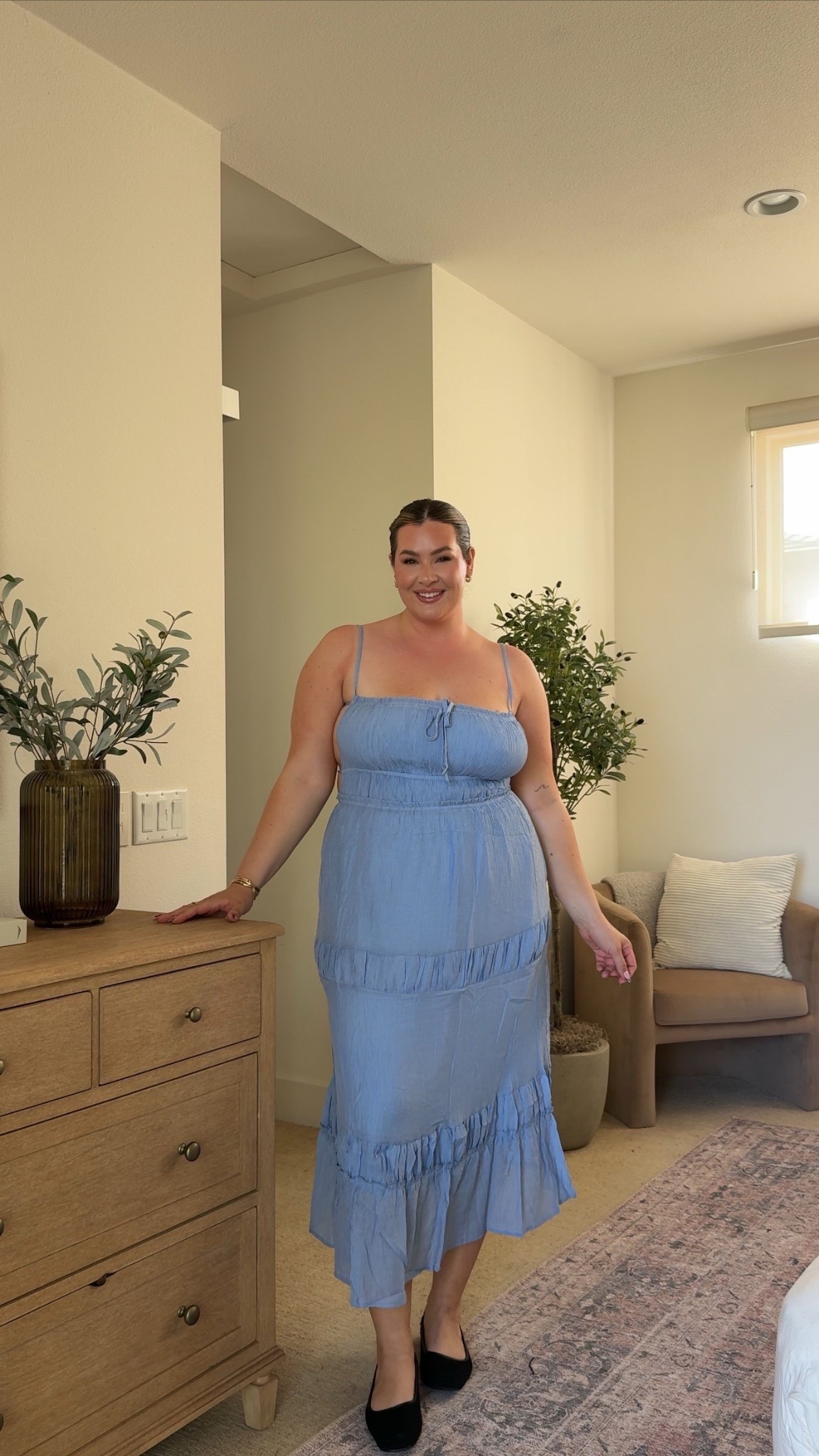 spring dress 🩵🌷

Dress is 20% off linked below! 

wedding guest dress. vacation outfits. date night outfit. Easter. resort wear.

#LTKSeasonal #LTKMidsize #LTKSaleAlert