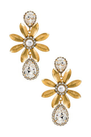 Elizabeth Cole Chrissy Earrings in Golden Glow from Revolve.com | Revolve Clothing (Global)