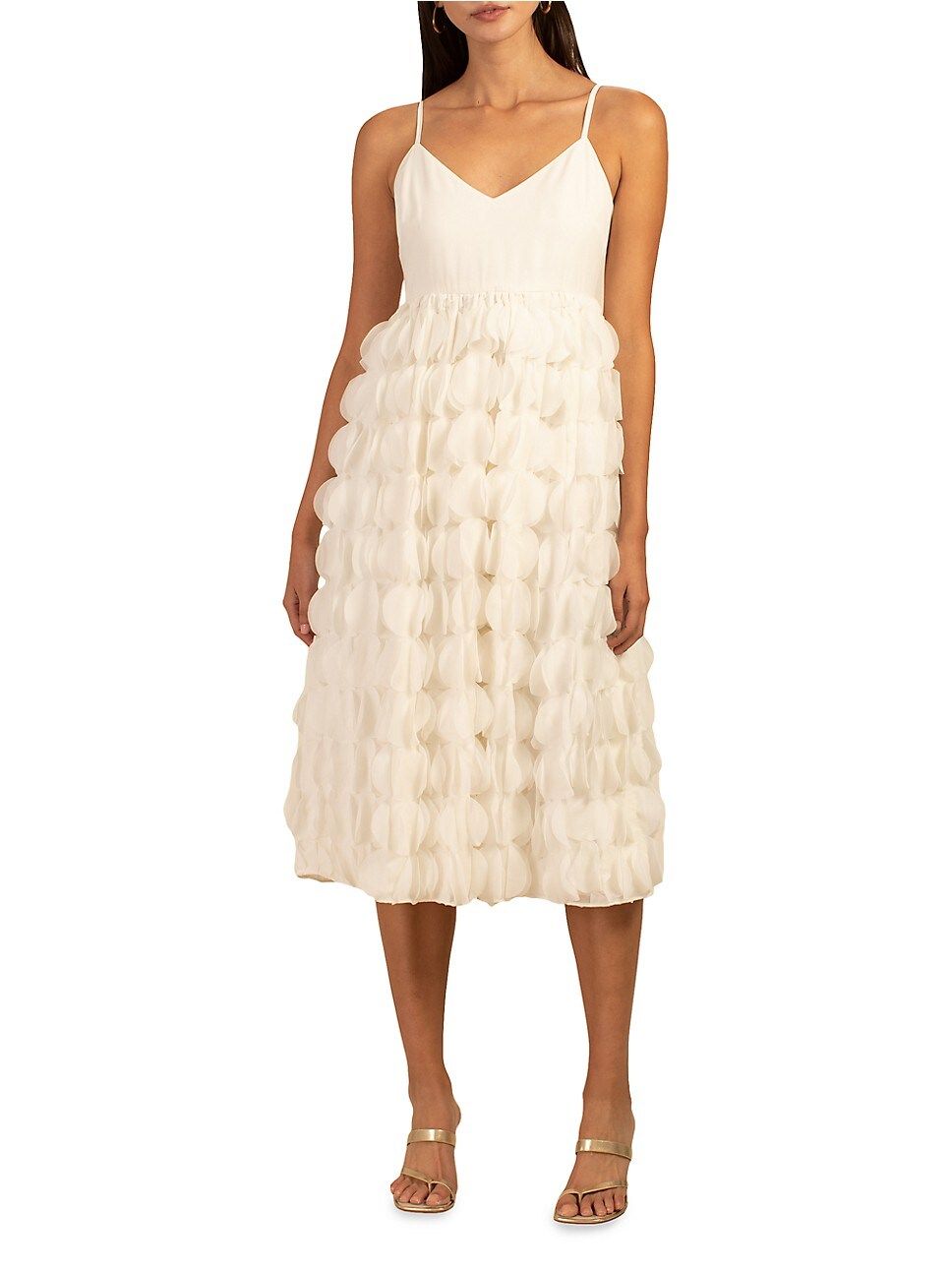 Carolina Circular Applique Midi-Dress | Saks Fifth Avenue