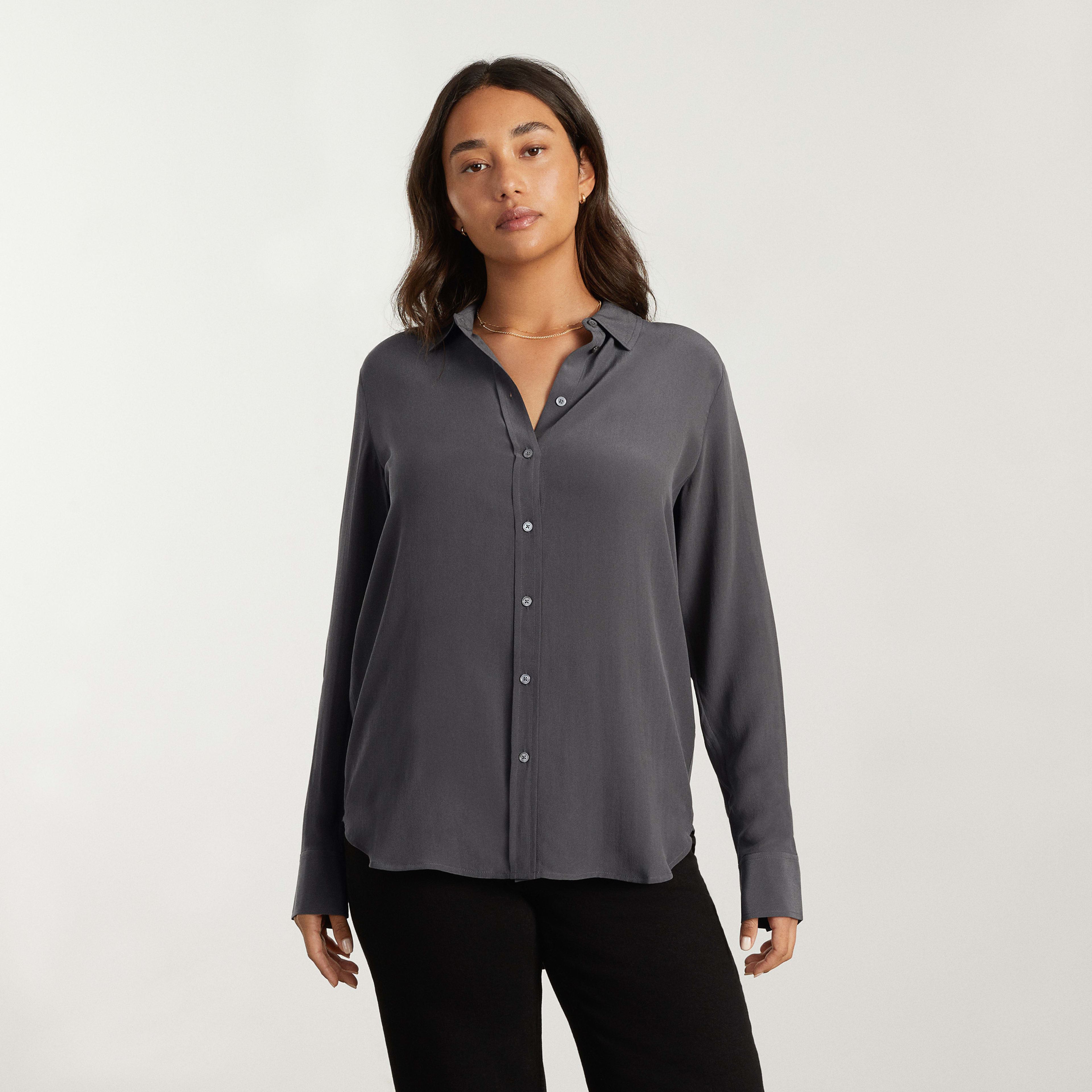 The Clean Silk Relaxed Shirt | Everlane