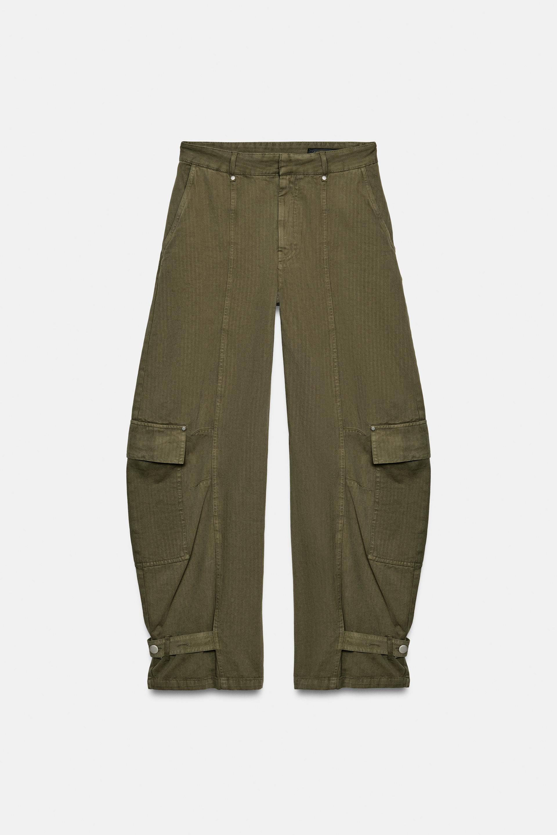 PANTALON BARREL CARGO ZW COLLECTION | Zara FR