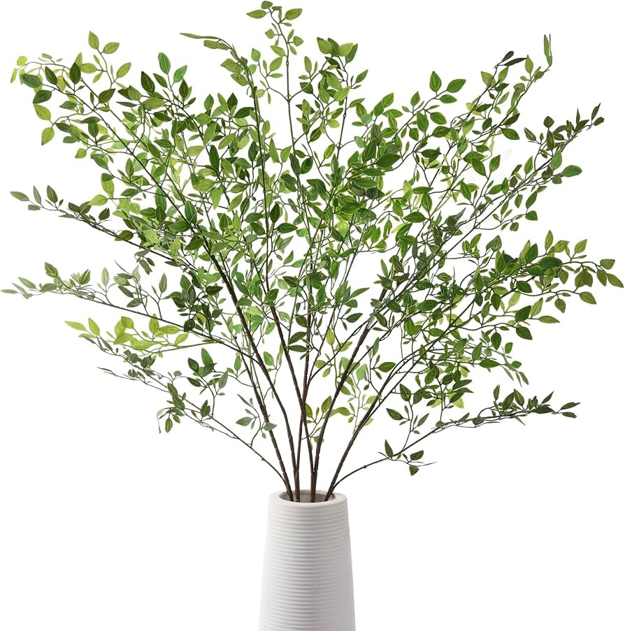 Ivydale Faux Greenery Stems, Artificial Greenery Branches for Vase, Fake Nandina Plant 42.52" Lon... | Amazon (US)