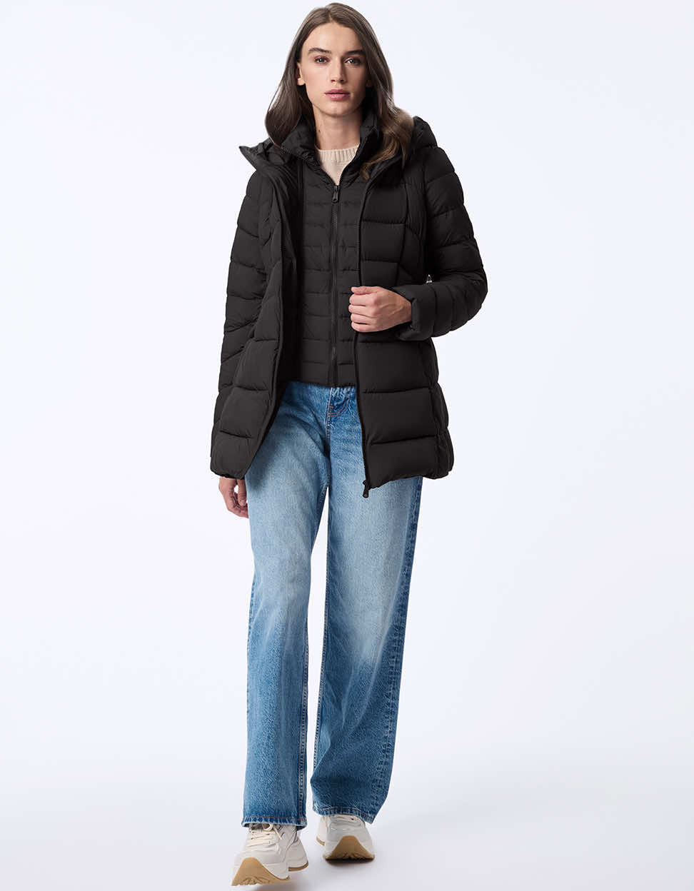 Cosmic Puffer Coat | Bernardo Fashions