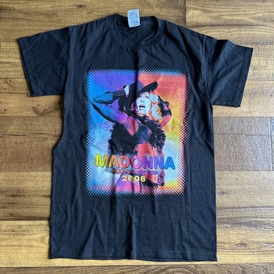 Vintage 2008 S Cotton T-shirt MADONNA Sticky & Sweet Tour | eBay US