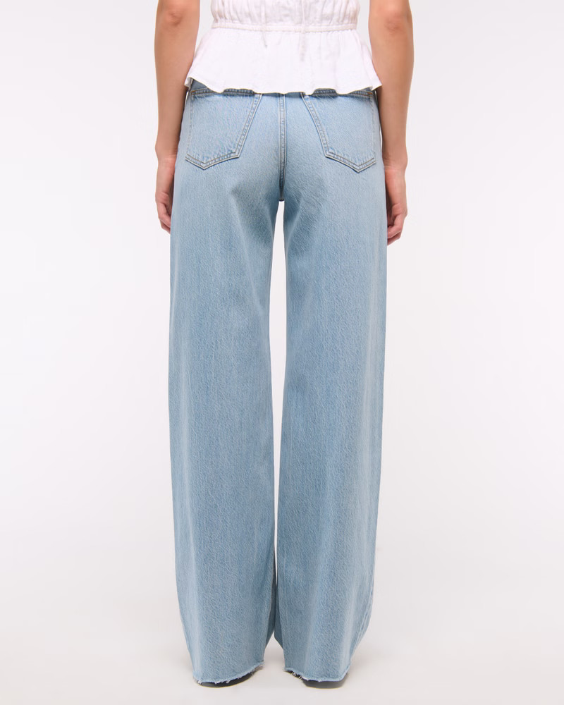 High Rise Wide Leg Jean | Abercrombie & Fitch (UK)