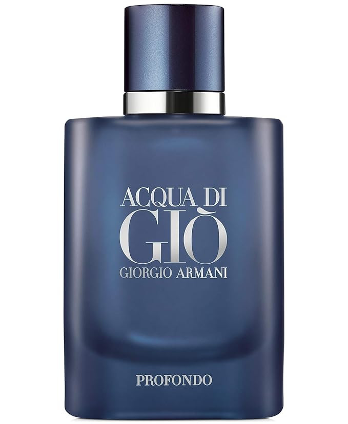 GIORGIO ARMANI Acqua Di Gio Profondo for Men Eau De Parfum Spray 4.2 Ounces, blue | Amazon (US)
