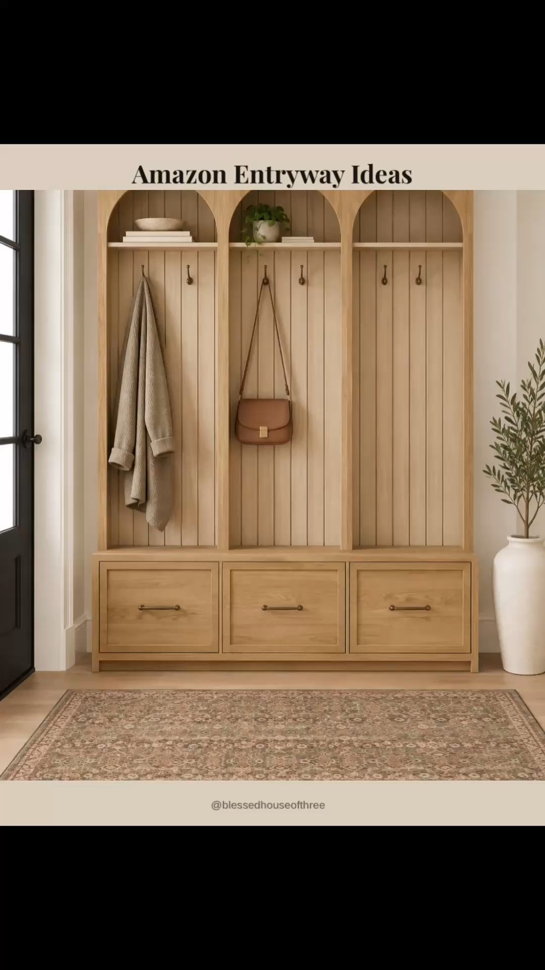 Amazon entryway ideas to create a stylish and functional space without spending a fortune. From an entryway hall tree with storage that looks designer to a modern entryway bench, arched mirror, area rugs, console table, wall sconces and lighting, I rounded up some of my favorite Amazon home finds for an easy entryway refresh. These neutral entryway decor ideas work beautifully for modern, transitional and organic modern homes, whether you’re decorating a small entryway, foyer or front door area. Linking all of these Amazon home finds so you can recreate your favorite look! Save for your next refresh and hit the bell to subscribe.

#LTKHome #LTKSeasonal #LTKSaleAlert