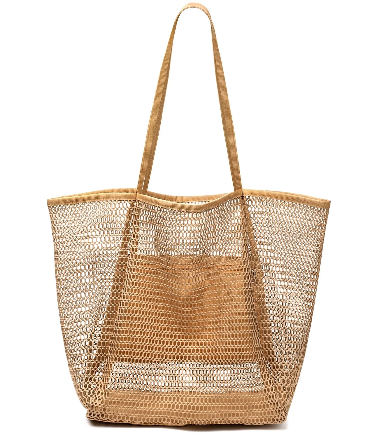 Livhil Large Beach Mesh Tote Bag, Foldable Beach Tote Bag Waterproof Sandproof for Beach Picnic V... | Walmart (US)