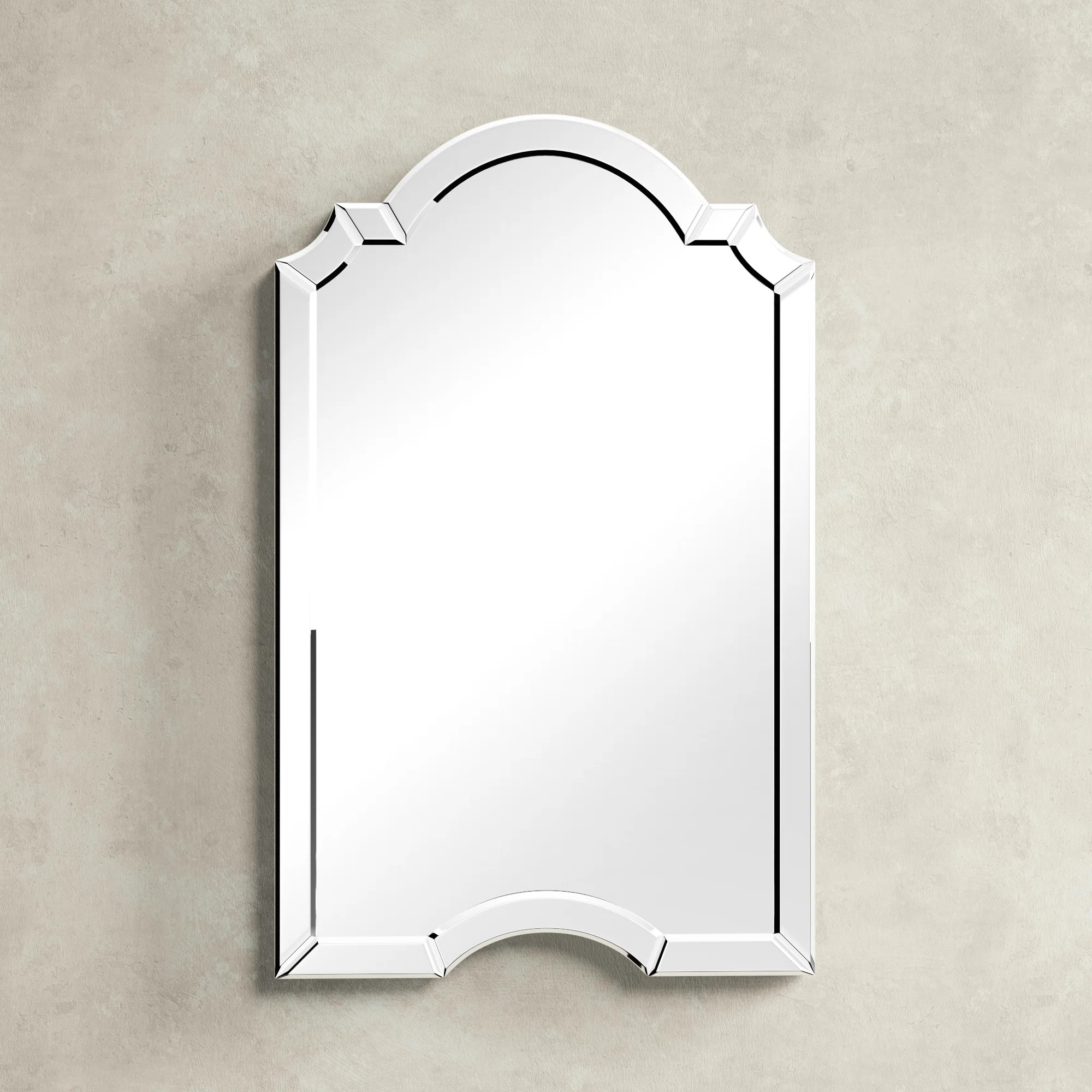 Hanley Engineered Wood Flat Wall Mirror | Wayfair North America