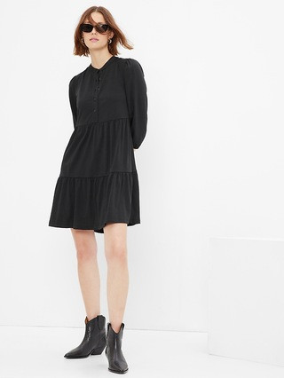Puff Tiered Mini Dress | Gap (US)