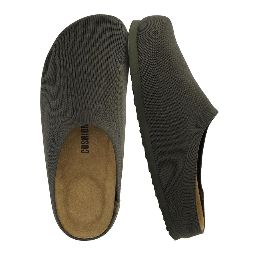 CUSHIONAIRE Women's Sils Knit Cork Footbed Clog with +Comfort | Amazon (US)