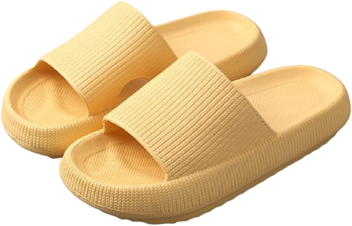 Cushion Slides slippers Non Slip Shower Slippers waterproof bathroom slippers indoor and outdoor ... | Amazon (US)