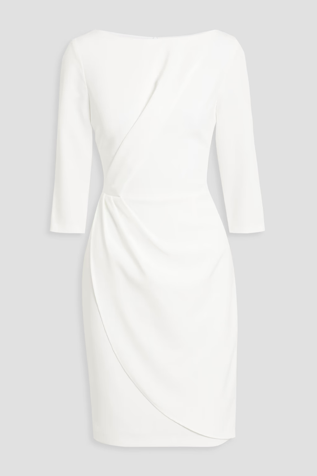 Calandra wrap-effect crepe dress | The Outnet (US and CA)