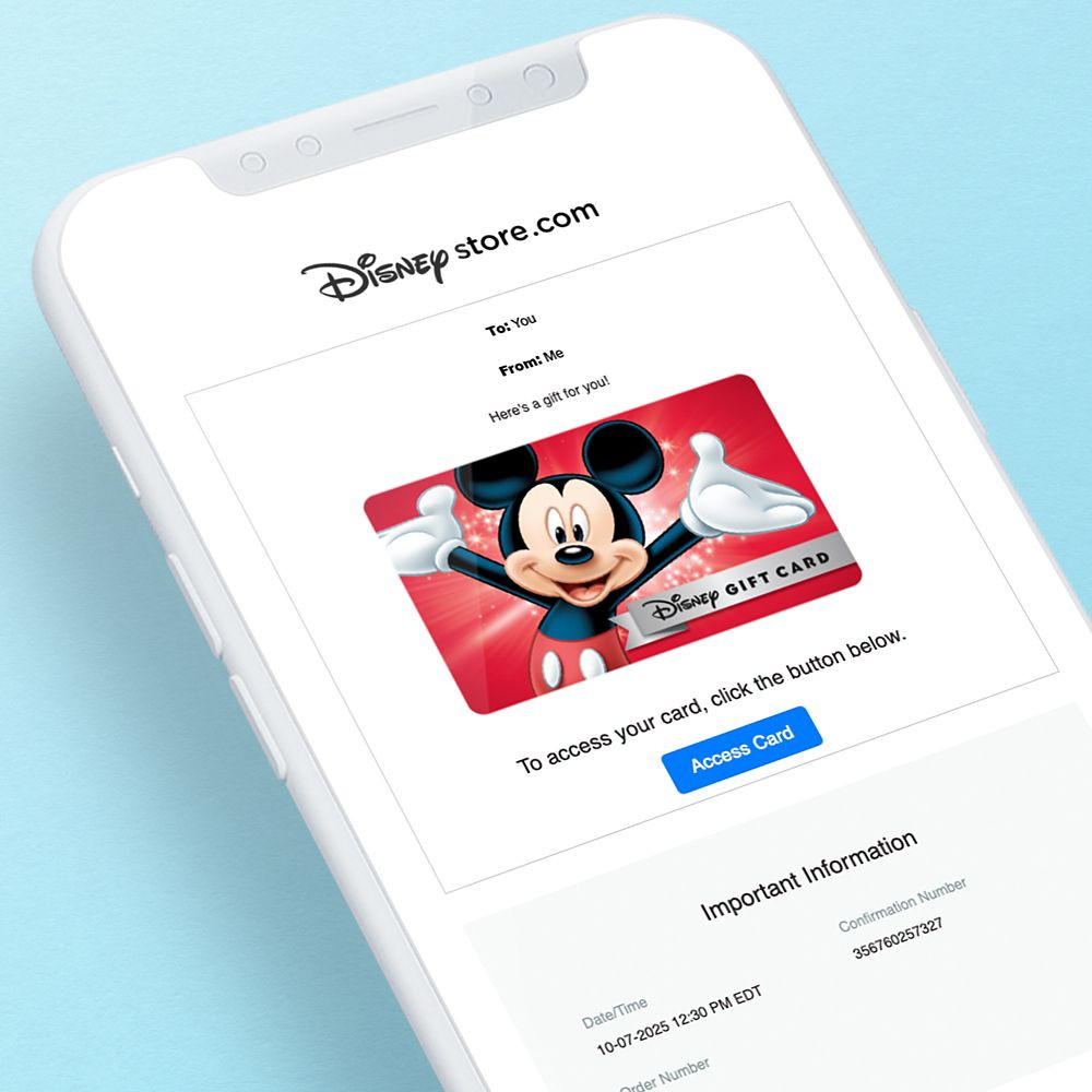 TaDa Mickey Mouse Disney Gift Card eGift | Disney Store