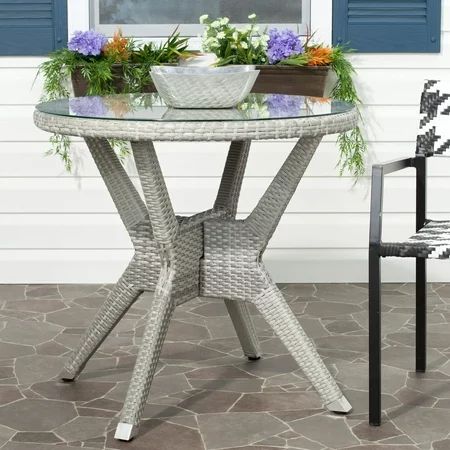 Safavieh Langer Round Outdoor Dining Table | Walmart (US)