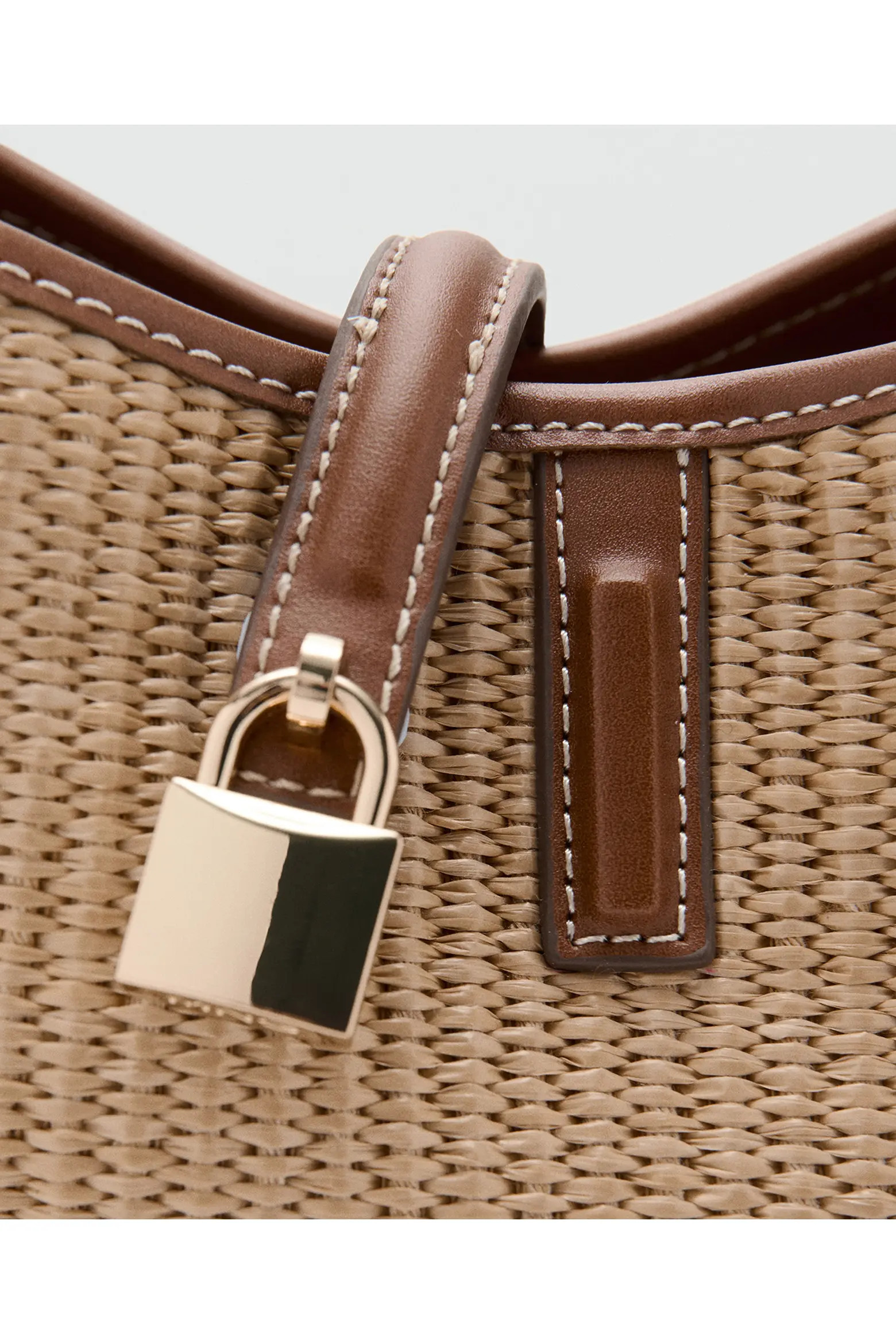 Contrasting Canvas & Faux Leather Bucket Bag (Women) | Nordstrom | Nordstrom