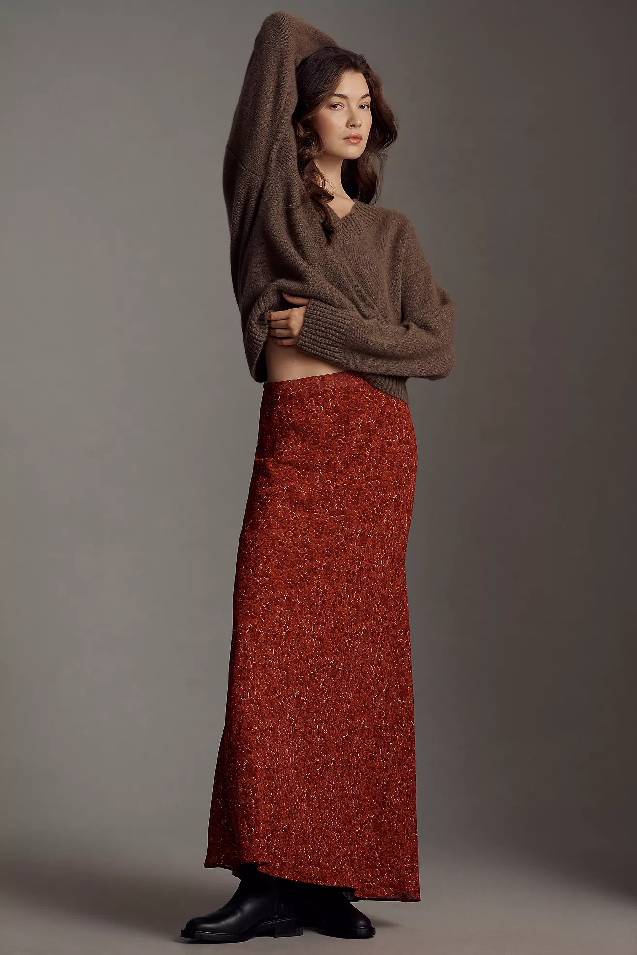 Reformation Bella Maxi Slip Skirt | Anthropologie (US)