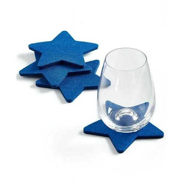 Martha Stewart Collection Star-shaped Felt Coasters, Set Blue | Walmart (CA)