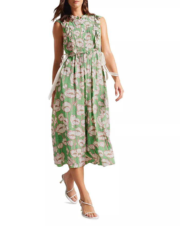 Ted Baker Tindraa Band Collar Midi Dress Back to results -  Women - Bloomingdale's | Bloomingdale's (US)