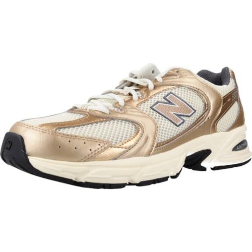 New Balance Women's 530 Sneaker, Turtledove/Gold Metallic/Magn, 7.5 Medium US | Amazon (US)