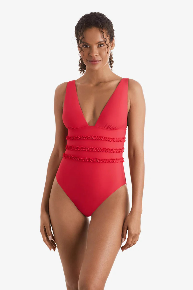 Mimi Flamingo Soleil Solids Sonny One Piece | Mimi Flamingo