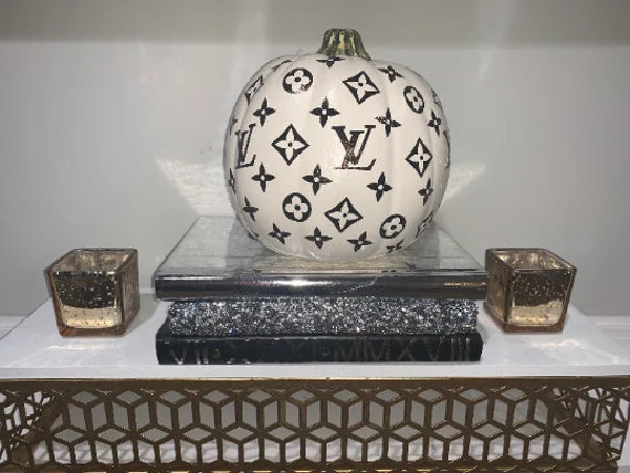 designer inspired logo pumpkin | Etsy (US)