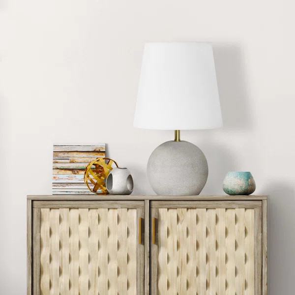 Lafever 14.5'' Grey Table Lamp | Wayfair North America