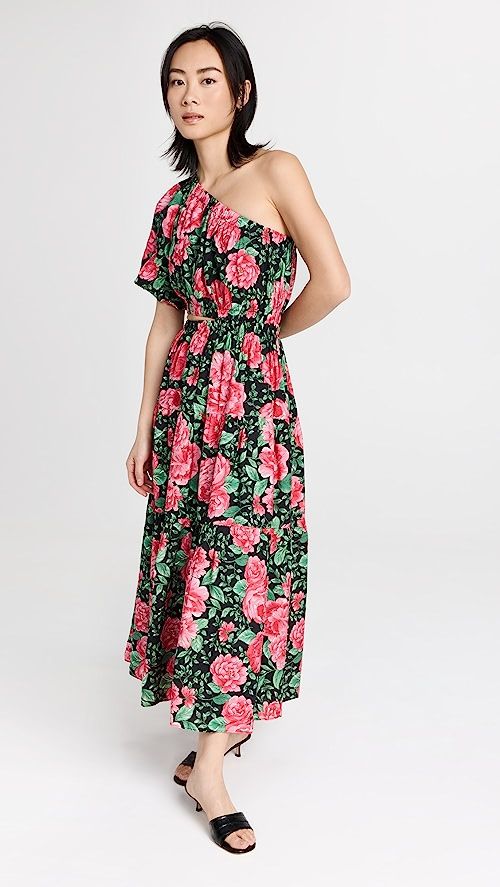 Floral One Shoulder Dress | Shopbop