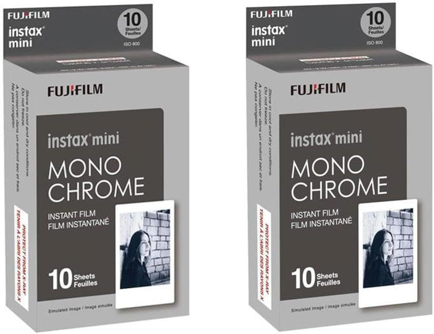 Fujifilm Instax Mini Monochrome Film - 20 Exposures | Amazon (US)