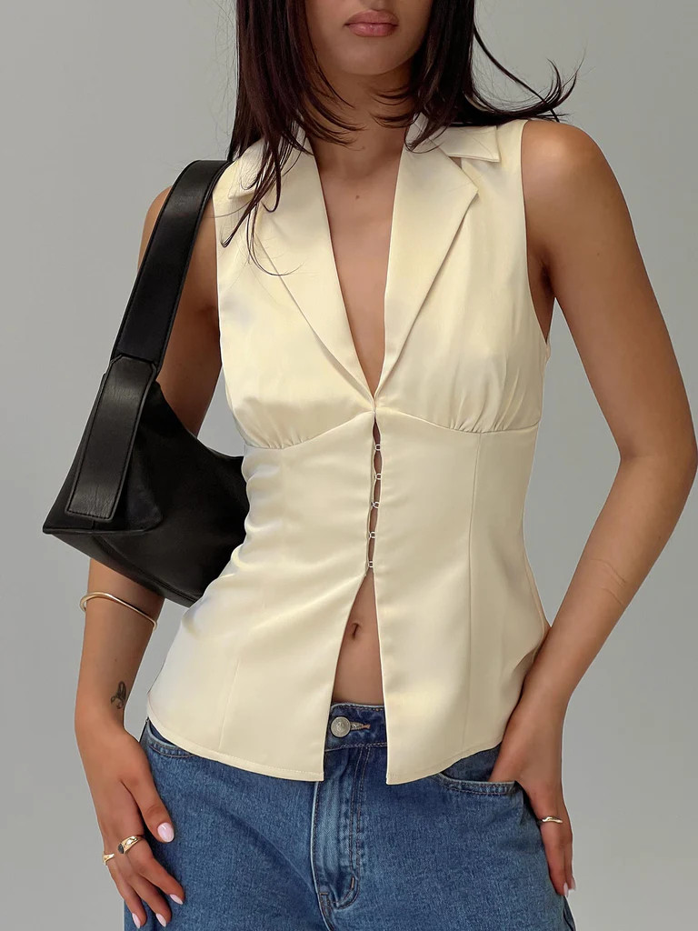 My Truth Satin Top Cream | Princess Polly US