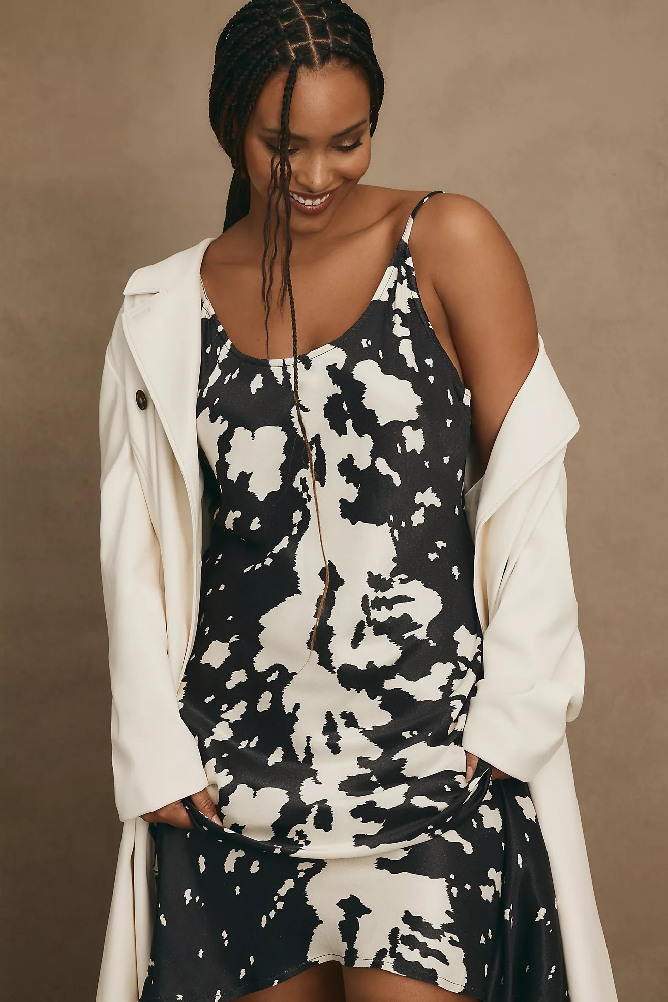 Conditions Apply Elva Slip Midi Dress | Anthropologie (US)