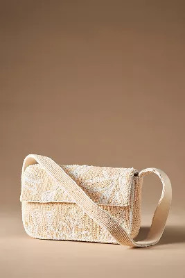 Beaded Floral Shoulder Bag | Anthropologie (US)