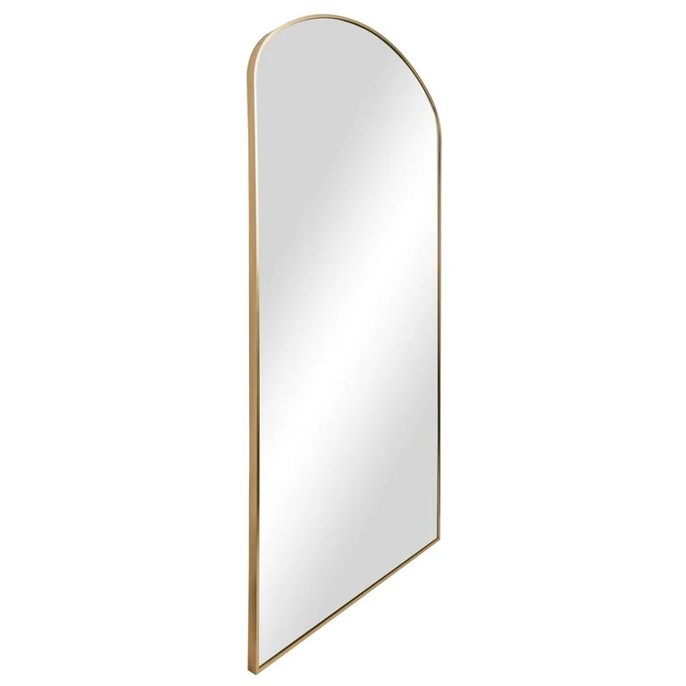 Better Homes and Gardens 30x60 Brushed Gold Aluminum Arch Mirror | Walmart (US)