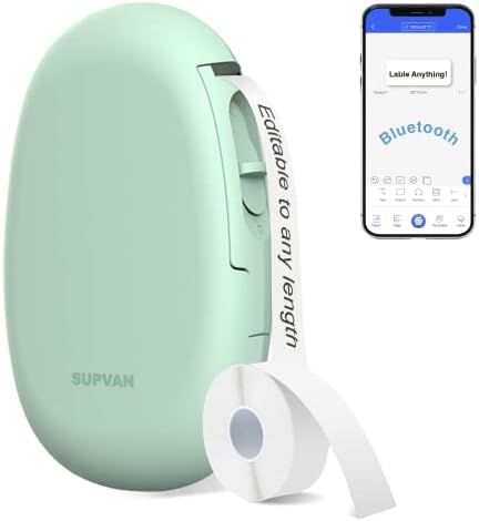 Label Makers SUPVAN E10 Mini Bluetooth Label Printer Wireless Labeler Label Maker Machine with Ta... | Amazon (US)