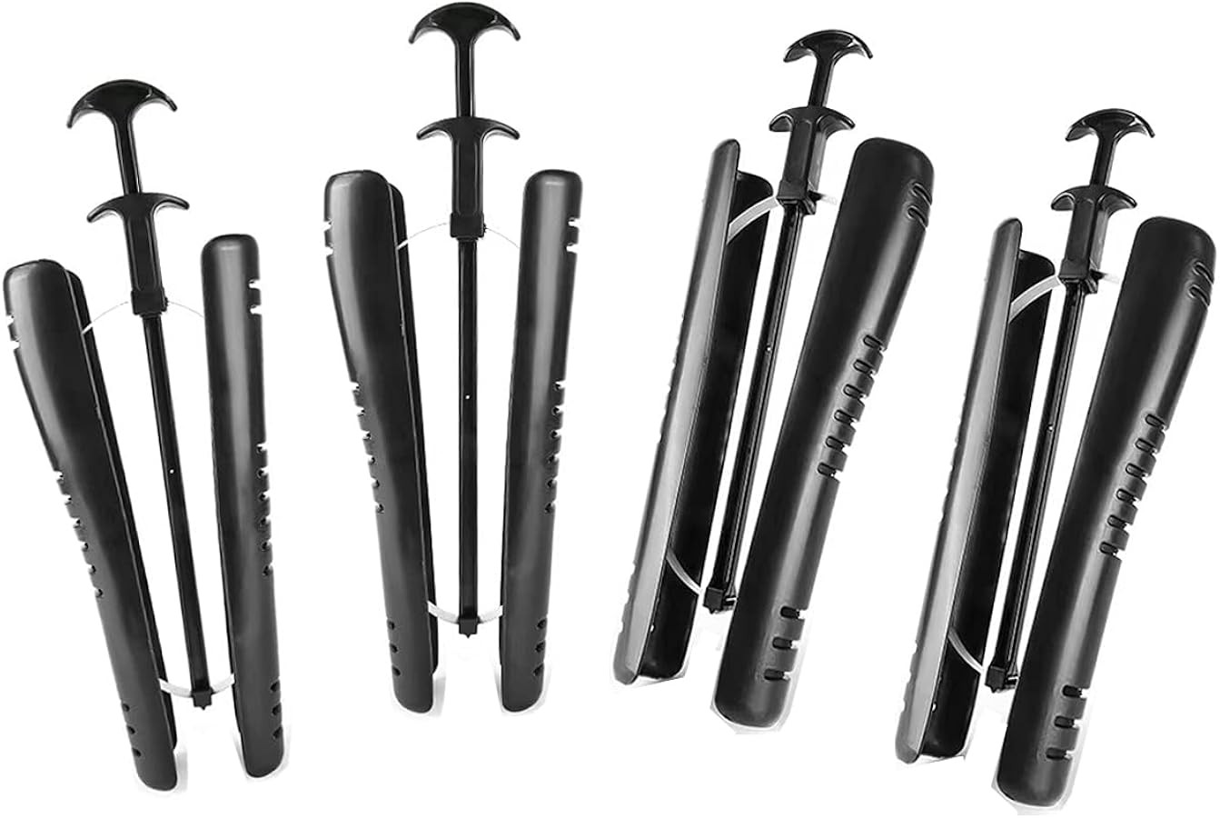 4 Pack Boot Tree Shaft Boots Shapers for Knee High Tall Boots Spring Loaded Adjustable Great Supp... | Amazon (UK)