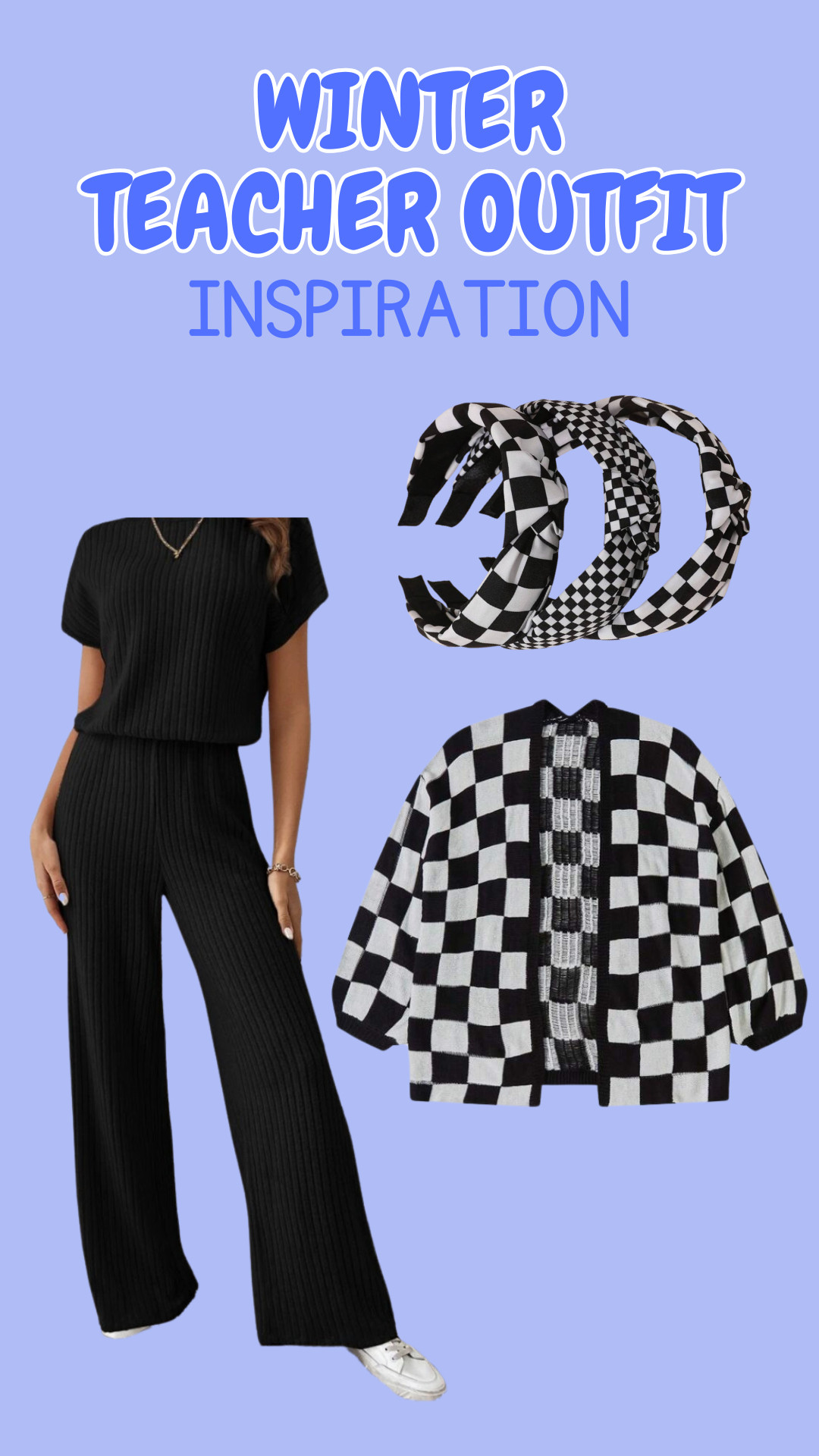 Black and White Comfy Teacher Outfit 

 #LTKSeasonal #LTKFindsUnder50 #LTKFindsUnder100
