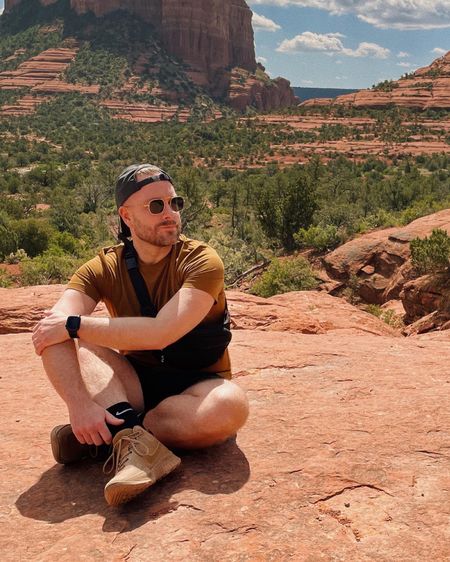 Hiking through Sedona #hikinggear #hiking

#LTKtravel #LTKmens