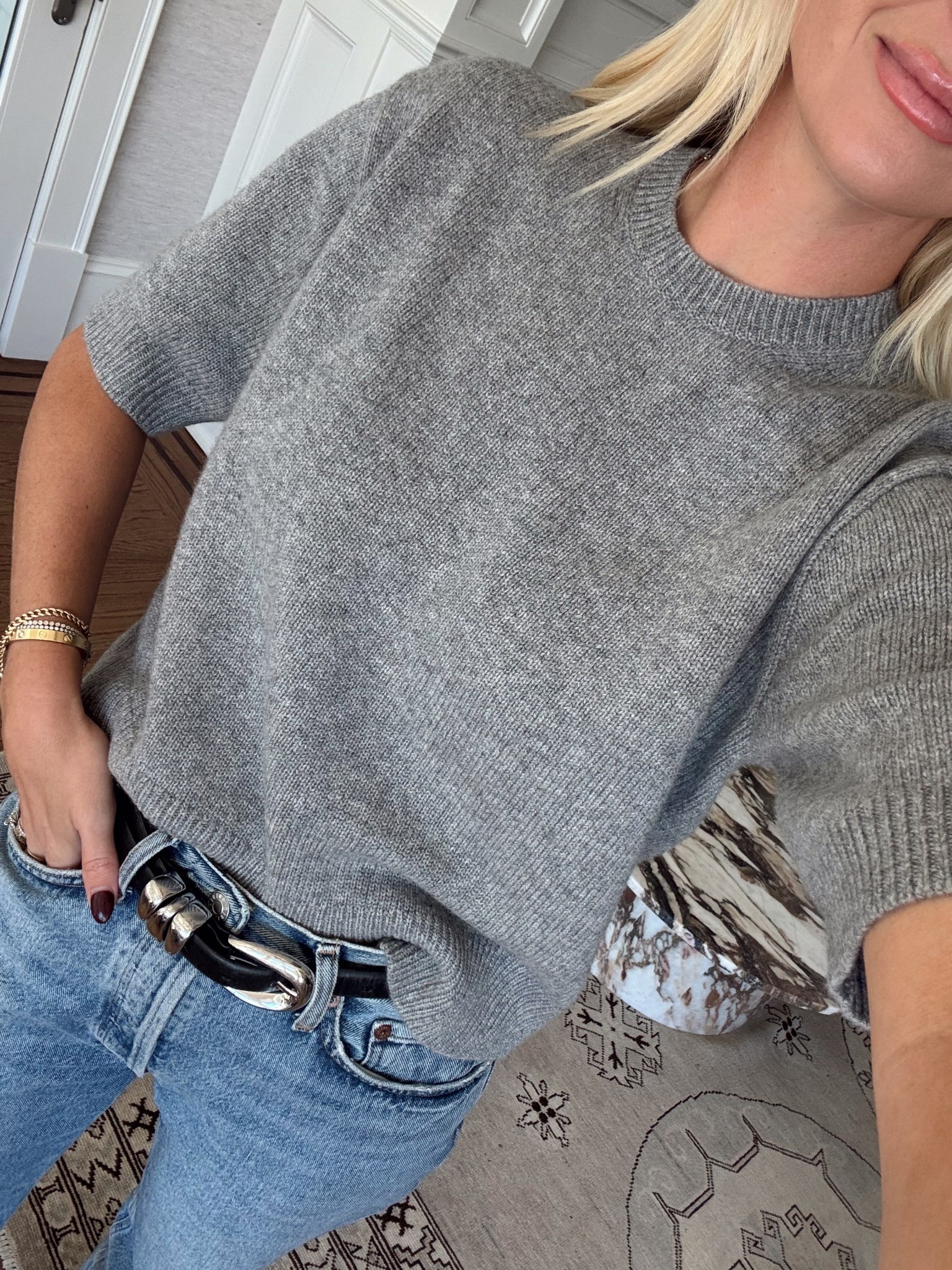 This Theory crop cashmere tee was worth the splurge. I love the fit, high quality, and a staple I’ll have forever. I linked a similar one for under $100 as well!

#LTKStyleTip