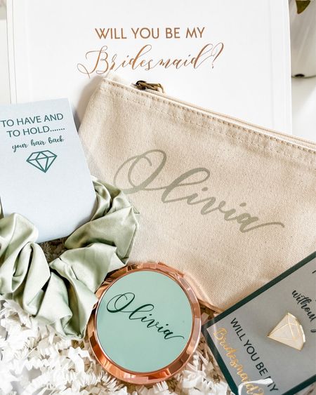 Sage Green Will you be my Bridesmaid Proposal Gift Box from PinkPositiveWedding

Emerald Green Bridesmaid Box | Personalized Bridesmaid Gift Set | Bridesmaids | Bridal party | gift for bridesmaids | be my bridesmaid 


#LTKparties #LTKwedding #LTKSeasonal