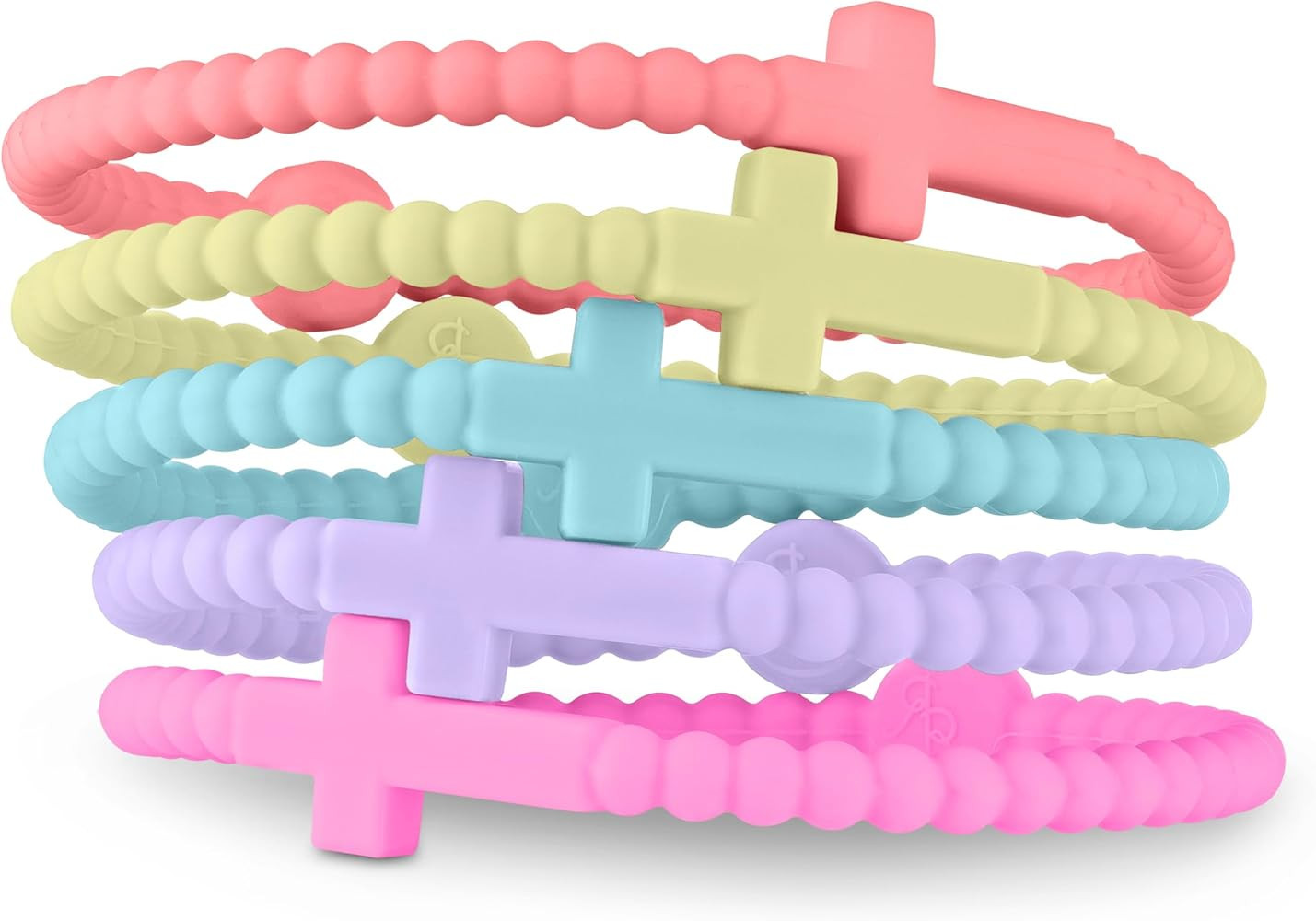 Ryan & Rose Jesus Bracelets - Cross Silicone Bracelet | Amazon (US)