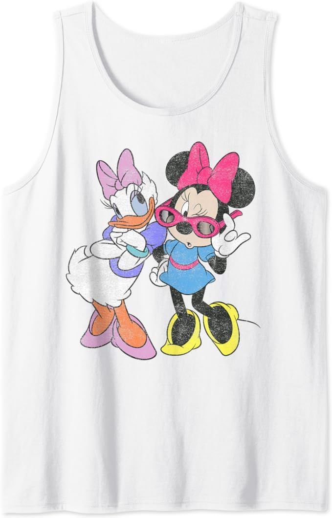 Disney Mickey And Friends Daisy & Minnie Vintage Fashion Tank Top | Amazon (US)