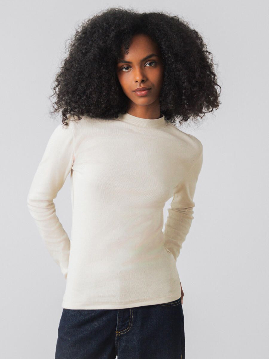 Honest Basics - Langarm Shirt mit Stehkragen | Avocadostore | Avocadostore DE