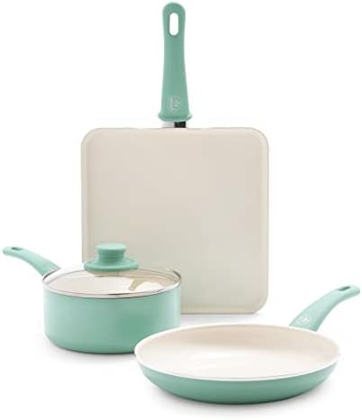 GreenLife Soft Grip Absolutely Toxin-Free Healthy Ceramic Nonstick Dishwasher/Oven Safe Stay Cool... | Amazon (US)