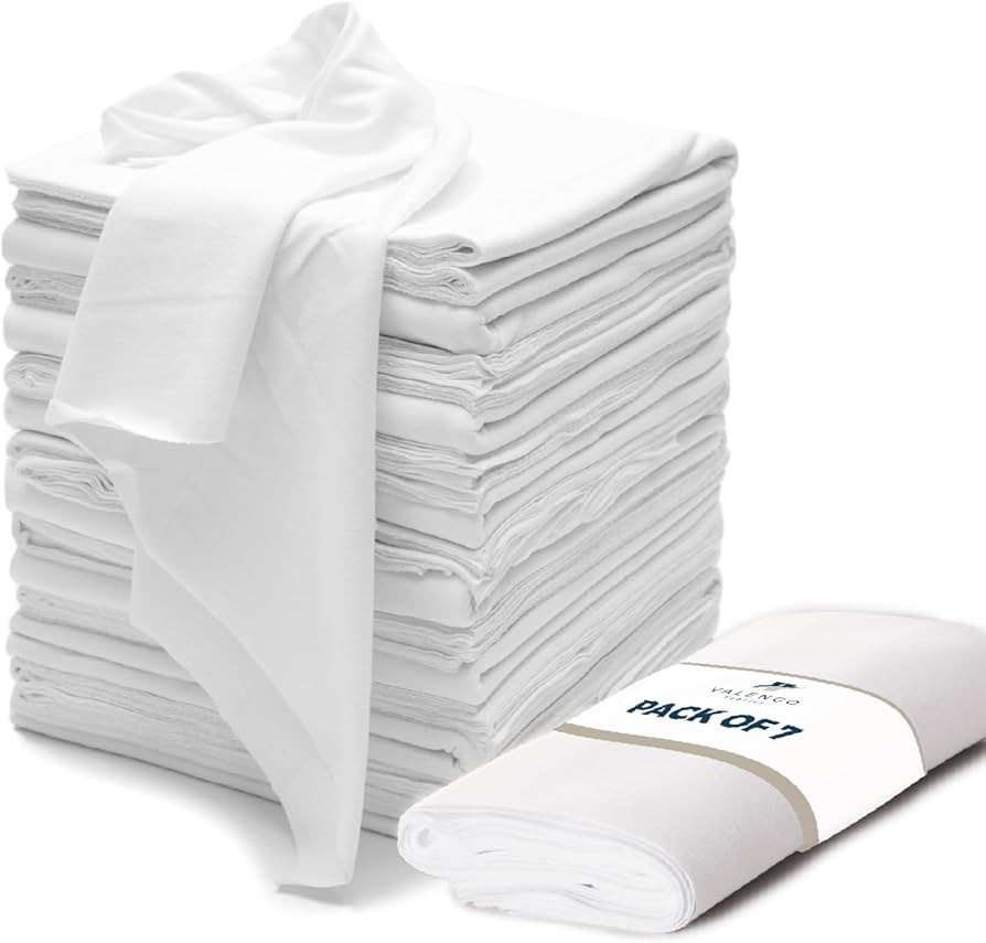 VALENGO New Lint Free Rags – 100% Cotton Cloth, Soft T-Shirt Rags, Lint Free Cloth for Staining... | Amazon (US)