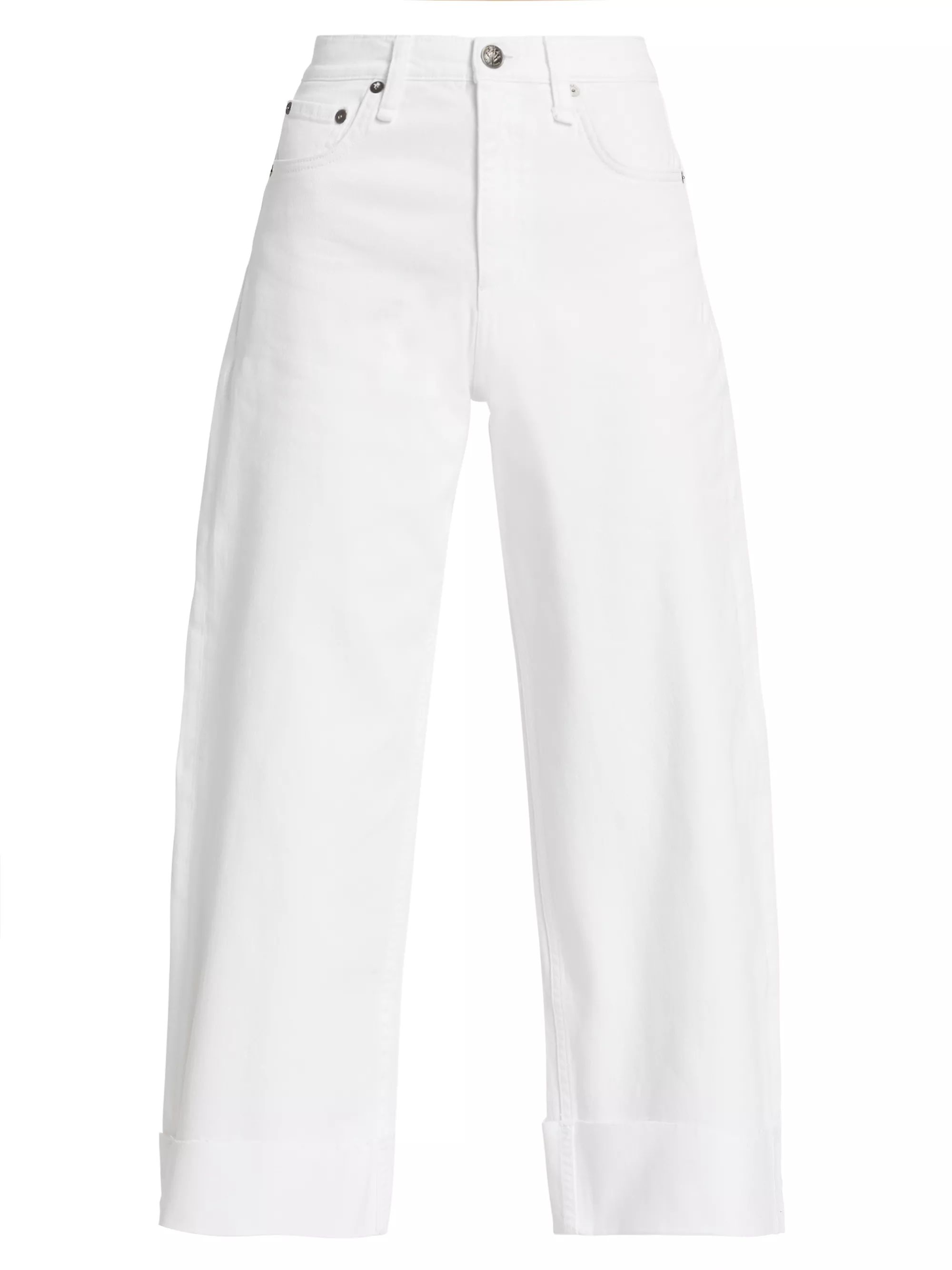 Andi Cropped Wide-Leg Jeans | Saks Fifth Avenue