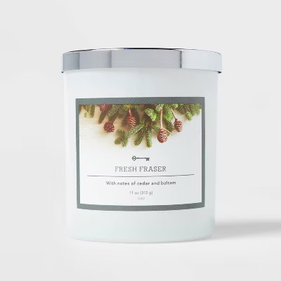 11oz Holiday 1-Wick Jar Fresh Fraser Candle - Threshold™ | Target